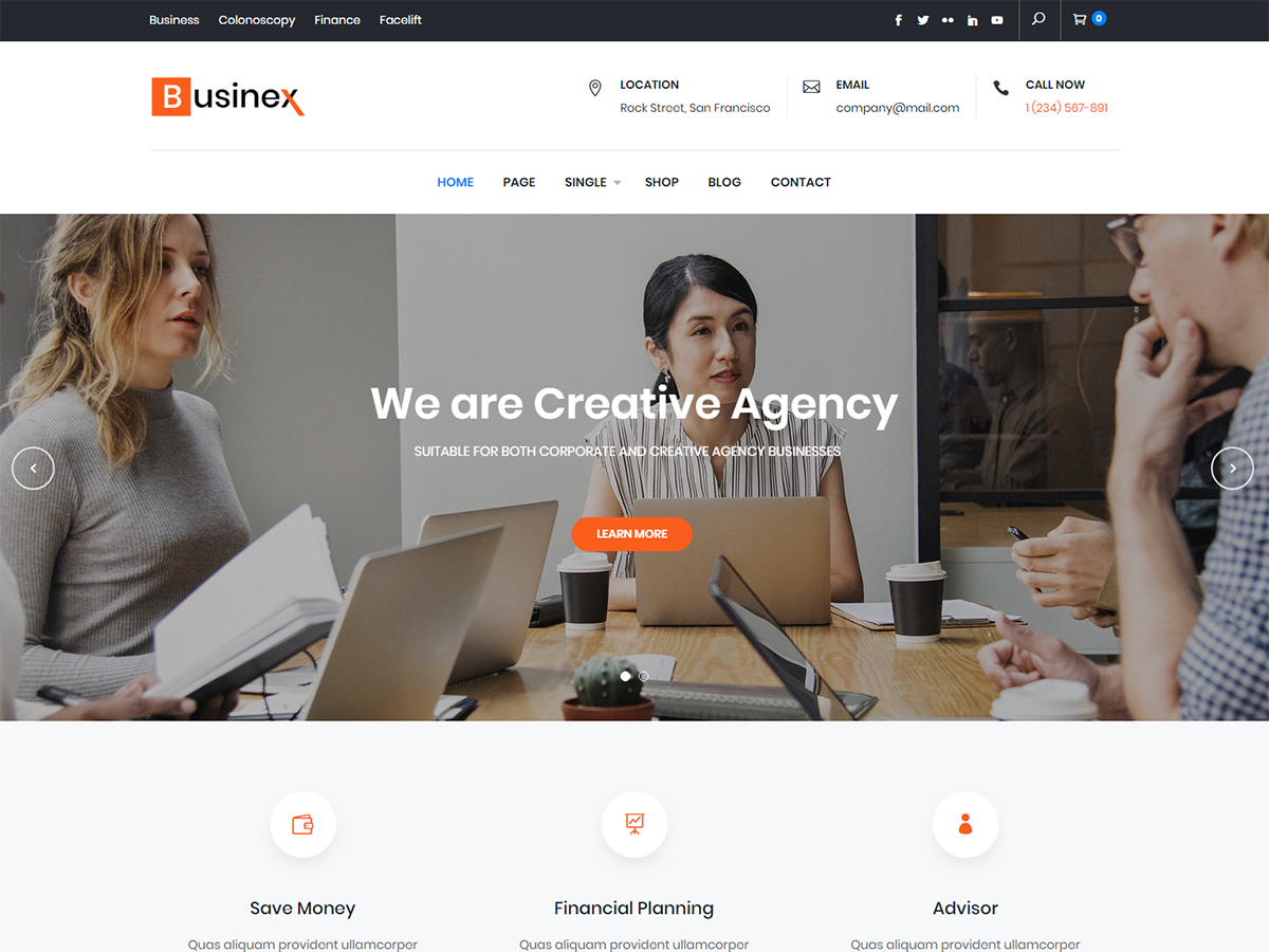 Businex Theme