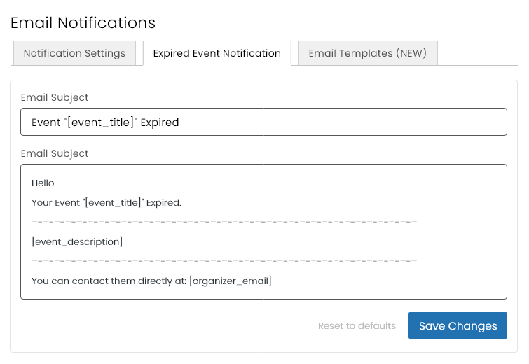 Tracking Expired Events