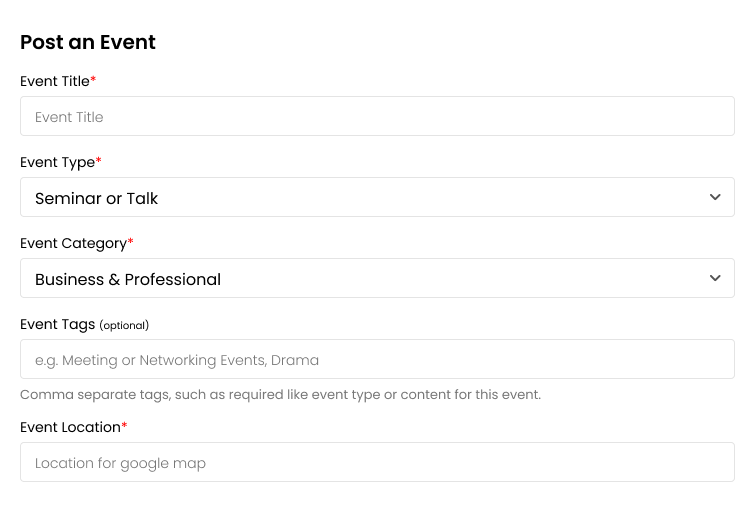 Mark Events