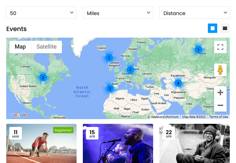 Clear Search Results