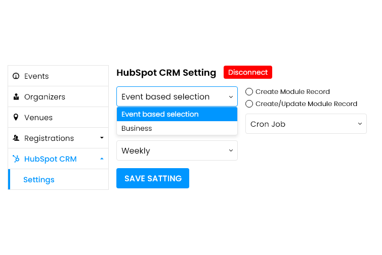Event Specific Sync