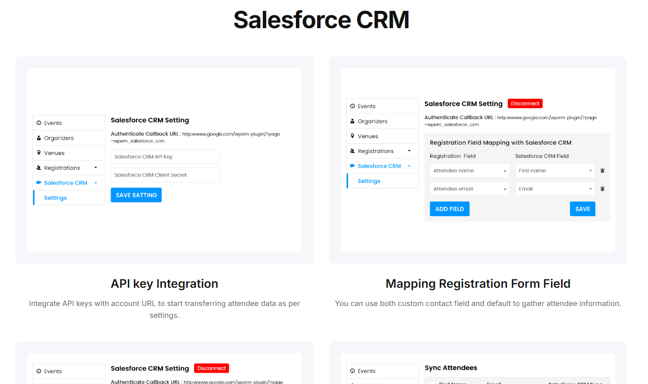 Salesforce CRM demo