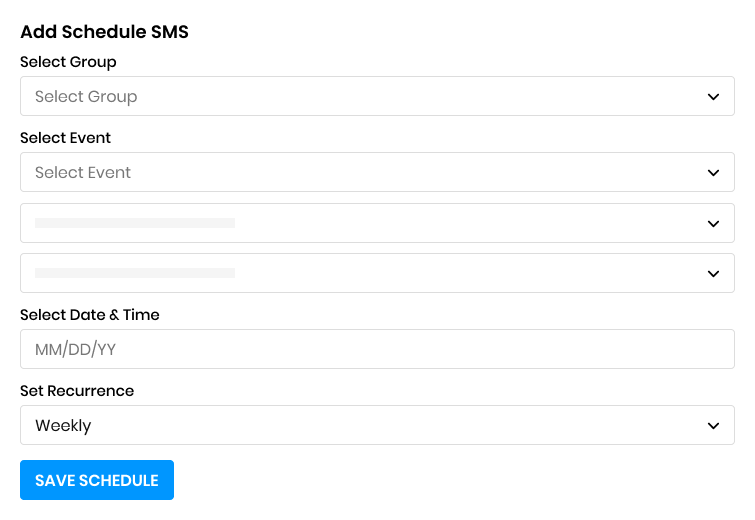 Send scheduled SMS